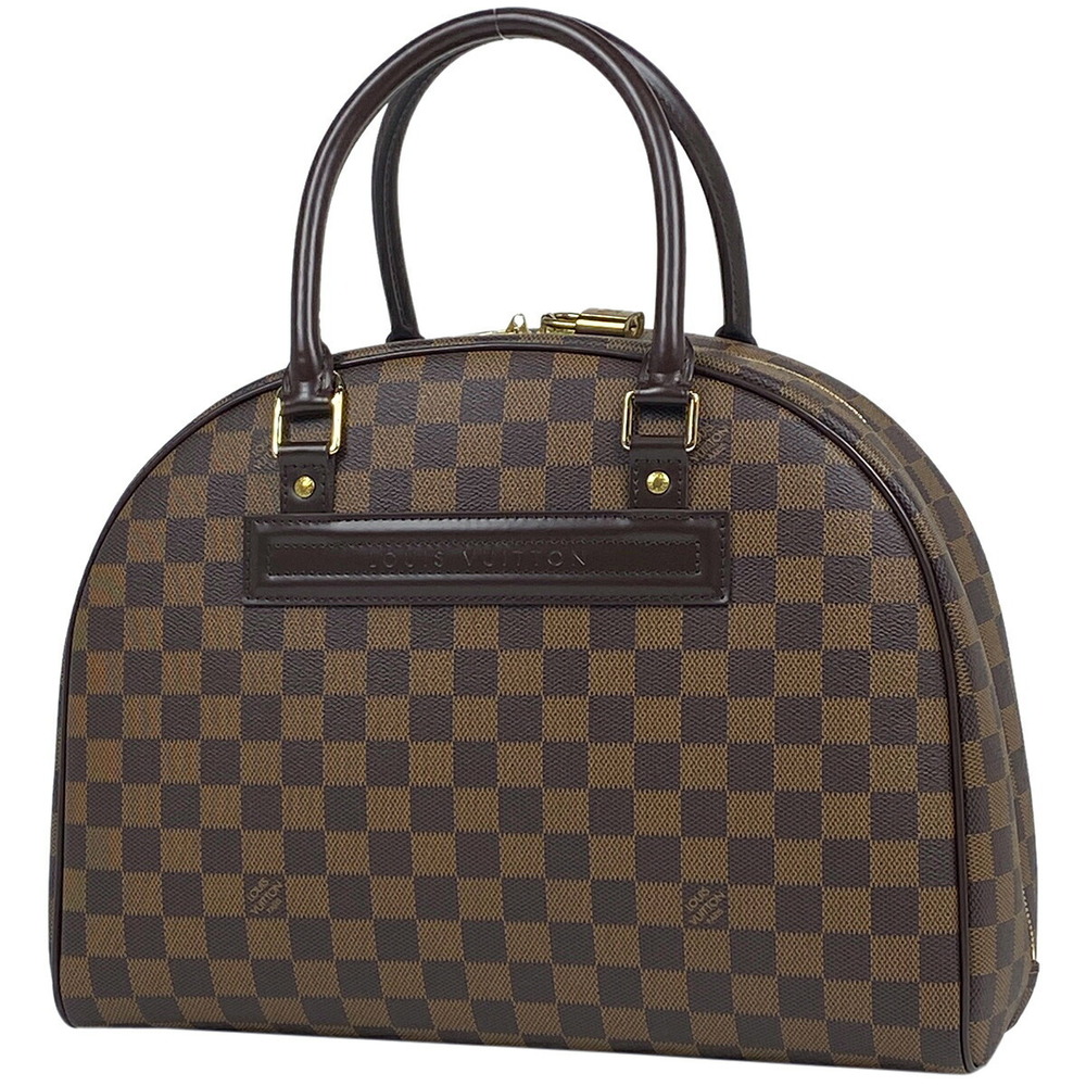 Louis Vuitton Nolita Boston Bag Bowling Handbag Damier Brown